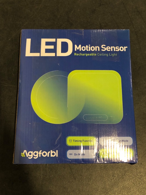 Photo 1 of Rechargeable Motion Sensor Ceiling Light with Remote - Magnetic Wireless Ceiling Light Battery Powered for Closet Shower Stairs Shed Hallway Porch Patio ect
