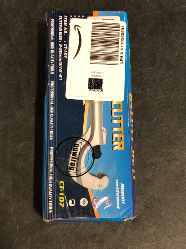 Photo 1 of Tubing Cutter 1/4 to 2-5/8 Inch Pipe Copper PVC Aluminum Tube with Replaceable Blade
