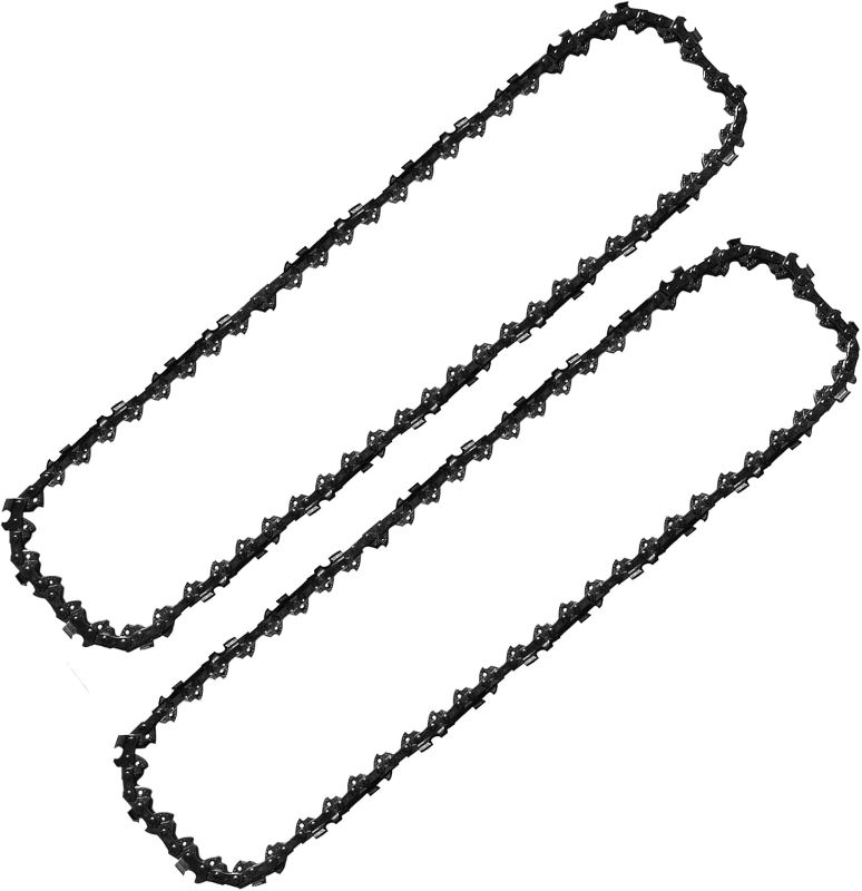 Photo 1 of 2-PACK 16" replacement chain for Worx WG300 WG303 WG303.1 WG304 Chainsaw Chain Blade 57DL 3/8LP .05