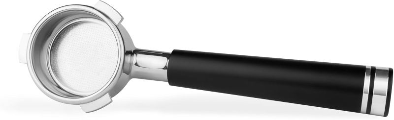 Photo 1 of LILQ 54mm Naked Bottomless Portafilter Compatible with Breville Barista Express, Barista Pro, Bambino, and More – 18-20g basket included (Aluminum Flat, 54mm)
