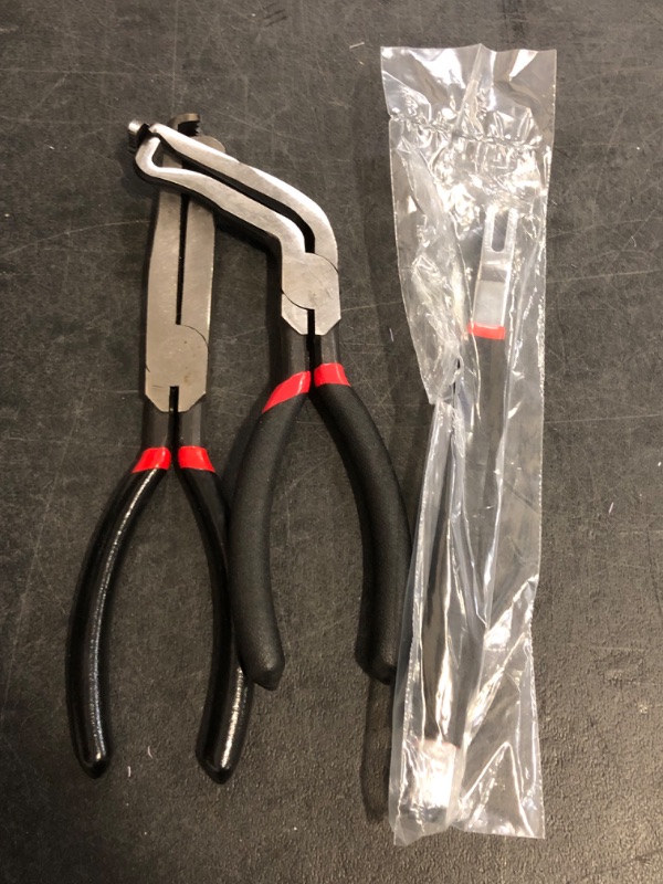 Photo 1 of Electrical Disconnect Pliers 3-Piece Kit, 37960 and 60-Degree 37980 Pliers with 13120 Electrical Connector Separator, Automotive Plug Connector Disconnect Repair Tools Set
