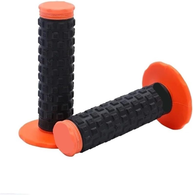 Photo 1 of Motorcycle Grips 7/8" Rubber Bike Handle Grip Compatible With
