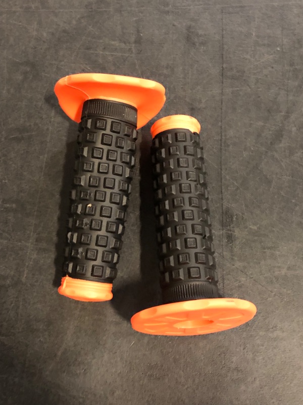 Photo 1 of Motorcycle Grips 7/8" Rubber Bike Handle Grip Compatible With
