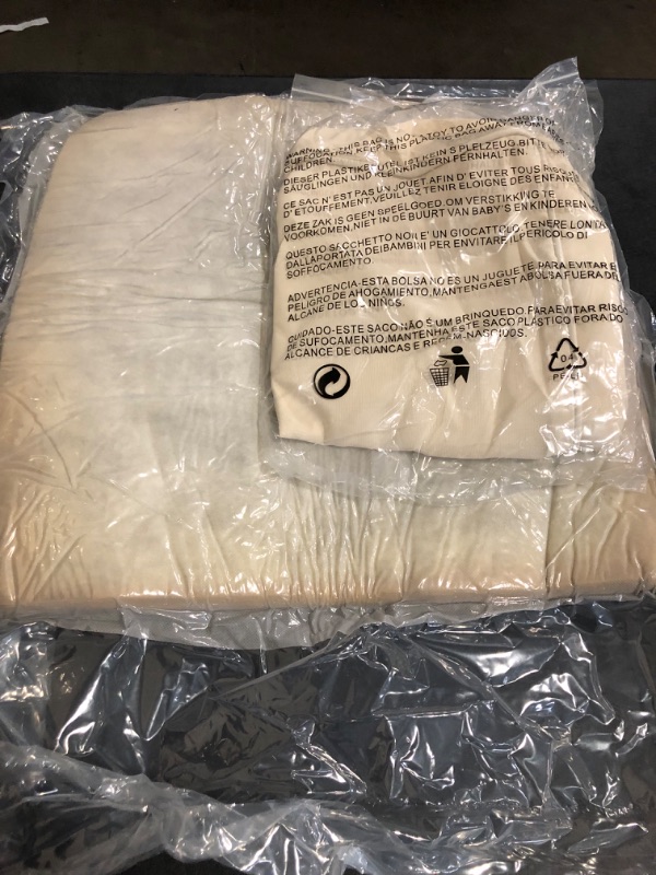 Photo 1 of Waterproof Patio Chair Cushion - 17"x16"x3" Outdoor Seat Cushion for Patio Furniture with Adjustable Ties, Durable & Comfortable, Beige
