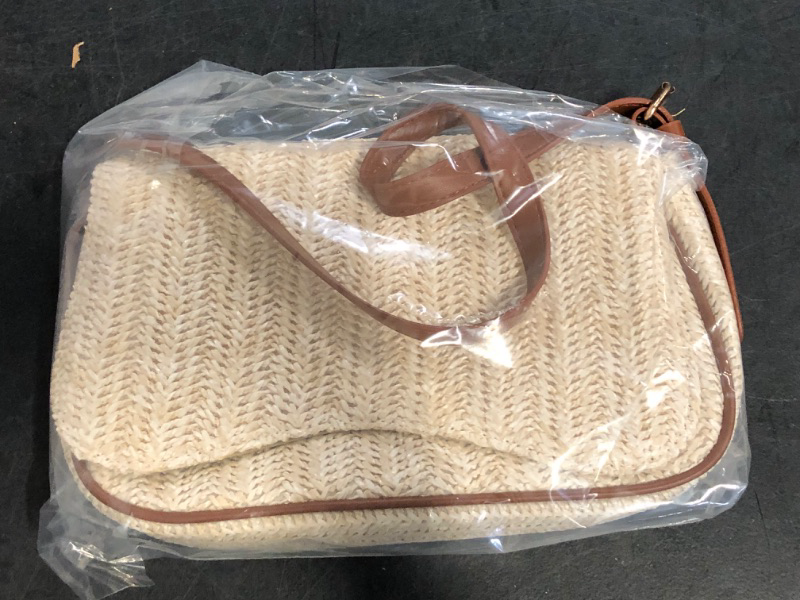 Photo 1 of Richeart Straw Purses for Women - Summer Beach Shoulder Purse - Boho Clutch Underarm Bag
