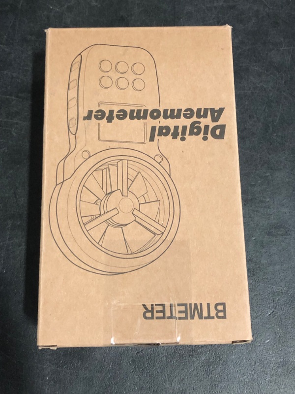 Photo 1 of BTMETER Anemometer, Wind Speed Meter Gauge with Hard Travel Case for BT-100 Series - Ideal for Air Flow Testing, HVAC, Kayaking and Drones
