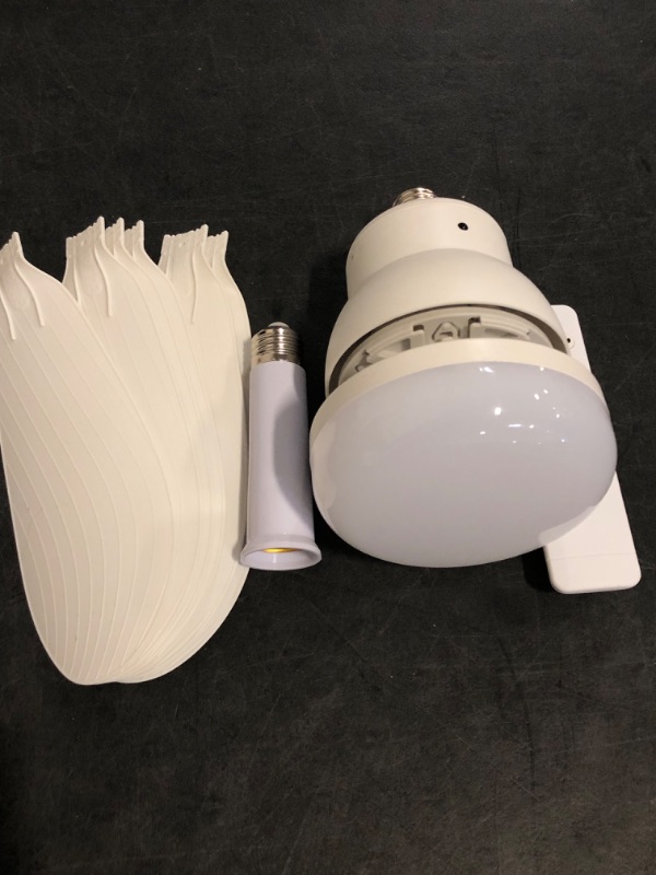 Photo 1 of Socket Ceiling Fans with Lights and Remote Socket Fan Light 3000K-6500K Screw in Small Ceiling Fan
