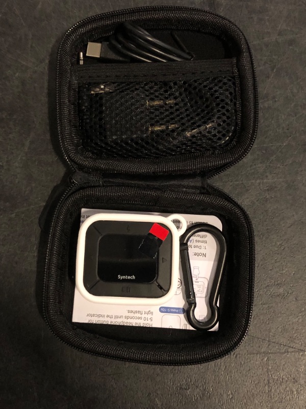 Photo 1 of Syntech Airplane Bluetooth Transmitter Receiver for Airpods or Headphones, LED Display Dual Pairs Low Latency Wireless Bluetooth 5.3 Audio Adapter with Extra Dual 3.5mm AUX Adapter for Flight Car
