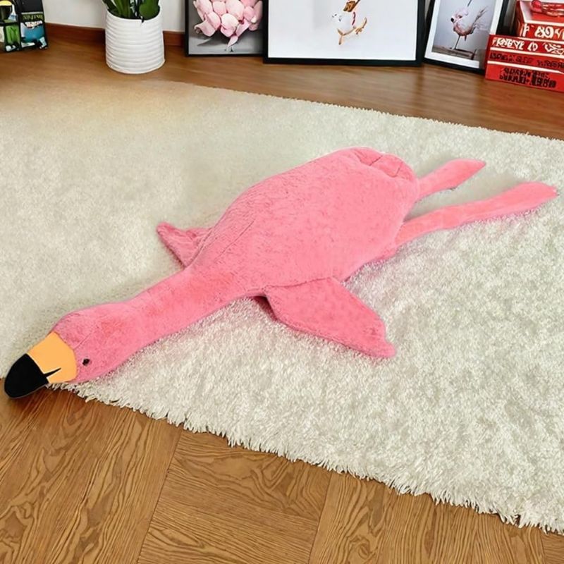 Photo 1 of Flamingo Stuffed Animal Plush Pillow,Pink Flamingo Soft Plush Doll Toys,Gift for Kids and Adults (35in)