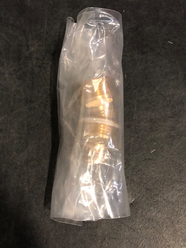 Photo 1 of 2 Pack 3/4" GHT to 3/4" NPT Male Connector, Brass Garden Hose Fitting, Male Hose Adapter
