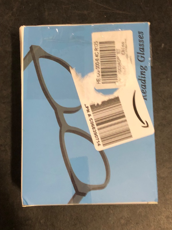 Photo 1 of Henotin 4-Pack Blue Light Blocking Reading Glasses Women Men,Spring Hinge Computer Readers,Anti UV Ray Square Nerd Eyeglasses (Ladies Readers with Pattern Print, 1.25, Diopters)
