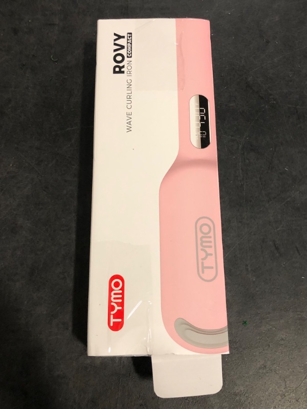Photo 1 of Curling Iron Hair Crimper Waver - TYMO ROVY Beach Waves Curling Wand, Ionic Deep Waver Hair Curler Tool with Ceramic 3 Barrel for Women, Dual Voltage, Anti-Scald, Easy to Use, Pink, 1 Inch
