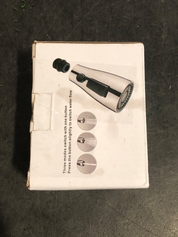 Photo 1 of WOWOW Kitchen Faucet Head Replacement Brushed Nickel, 3 Function Pull Out Spray Nozzle with 9 Adapters for Kitchen Sink Faucet?American Standard for Moen Kohler Delta Faucets G1/2 Male Connector
