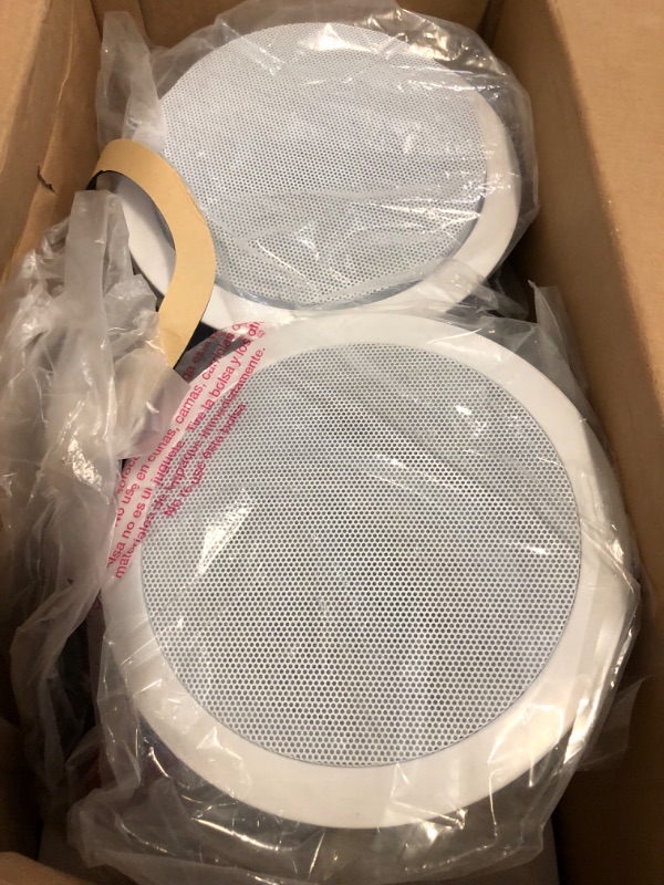Photo 1 of Herdio 5.25 Inch Ceiling Speakers - 600W 2-Way Flush Mount, Bluetooth Enabled - Superior Stereo for Home Theater, Indoor & Outdoor Use, Bathroom, Office
