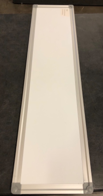 Photo 1 of The Original Maven Slim Skinny Whiteboard Dry Erase to-do List Narrow Mini Small Office Wall Portable Magnetic Tall Dry Erase White Board Frame 7.9 “ x 31.5” | 20 cm x 80 cm
