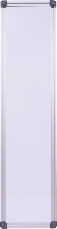 Photo 1 of The Original Maven Slim Skinny Whiteboard Dry Erase to-do List Narrow Mini Small Office Wall Portable Magnetic Tall Dry Erase White Board Frame 7.9 “ x 31.5” | 20 cm x 80 cm
