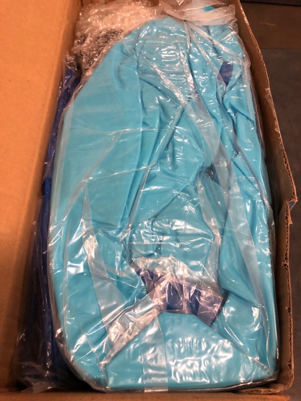 Photo 1 of Rukala™ Inflatable Pool with Seats and Headrests 8' x 8' - Bundle - Electric Pump Included - Protective Tarp Included

