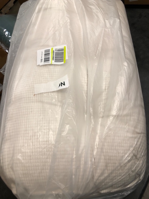 Photo 1 of Large White Headboard Pillow Triangular Twin, Soft Wedge Pillow Headboard Positioning Support Reading Backrest Pillow for Day Bunk Backrest Support
