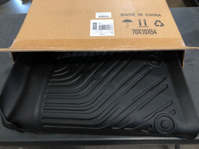 Photo 1 of Icyhaws® Car Floor Mats for Dodge Ram Promaster Van 1500/2500/3500 (2018-2025), All Weather Protection Custom Waterproof TPE Rubber Floor Liner Set, 1st Front Row Interior Vehicle Accessories, Black
