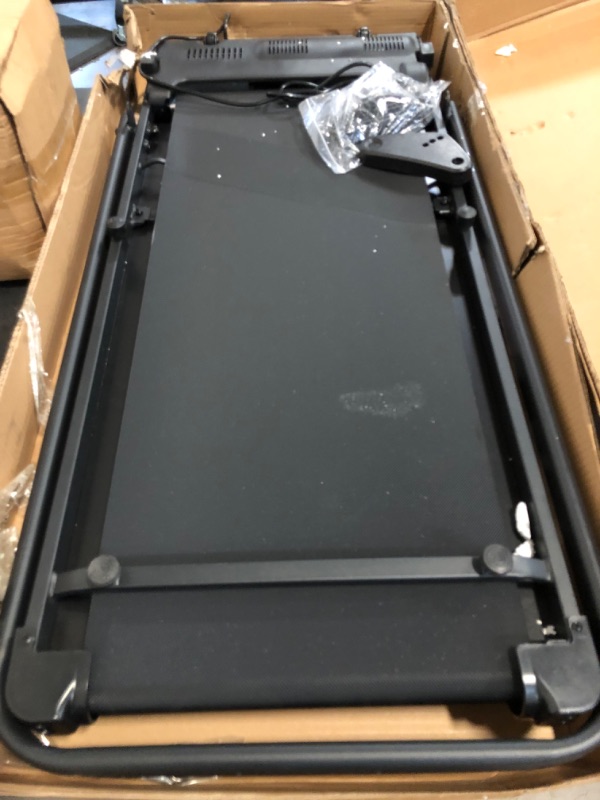 Photo 1 of Electric Walking Pad Treadmill with Adjustable Incline and Handle Bar, 3.5HP Small PortableTreadmills for Home Office Small, 4 in 1 Folding Foldable Treadmill with Handles, 0.6-7.6MPH, 350LBS
