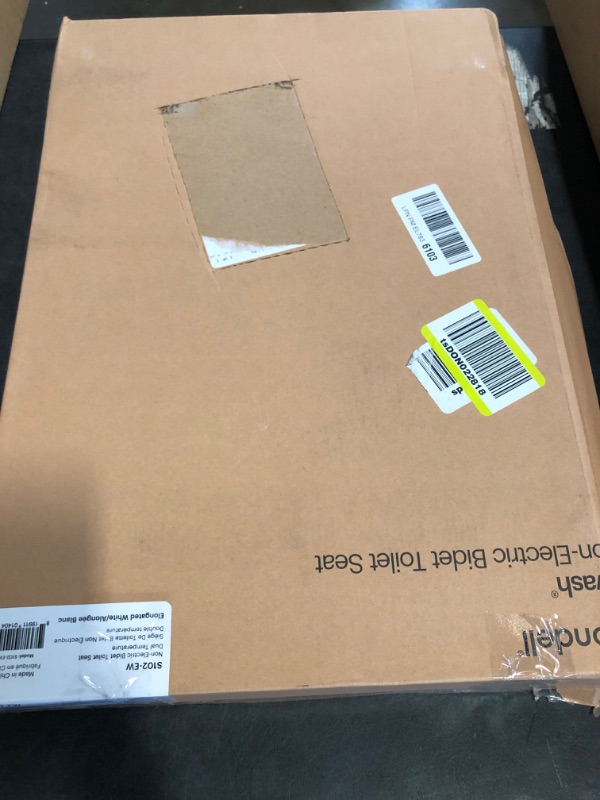 Photo 1 of Brondell Bidet Toilet Seat, Non-Electric Swash Ecoseat, Fits Elongated Toilets, White - Dual Temperature, Dual Nozzle System - Bidet with Easy Installation
