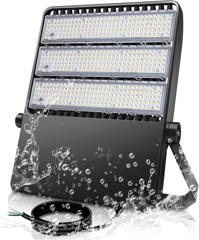 Photo 1 of Stadium Lights Outdoor LED, Super Bright 50800 Lumen Stadium Flood Light 5000K 360W Commercial Arena Field Lighting Security IP65 Waterproof Exterior Floodlight for Yard Sport and Court
