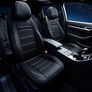 Photo 1 of Car Full Seat Covers Fit for Chevy Colorado 2015-2025, Leather Breathable Waterproof Pickup Truck Car Seat Cushion Accessories(5 Seats Full Set, Black)