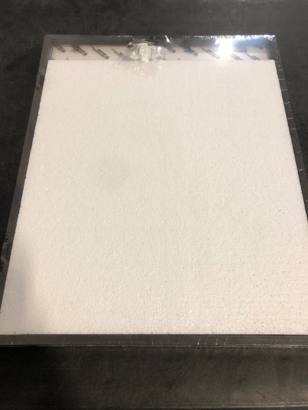 Photo 1 of Pressed Flower Frames - Black, 16x20 - Real Glass Front - Display 11x14 Picture with Floating or 16x20 without - Solid Wood Frame for Wall Mounting - 1 Pack
