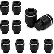 Photo 1 of 10PCS 3/8 Inch Tube OD Push-in Connect Tubing Pneumatic Cap PPF-3/8 Plastic Tubing Quick Cap Plug Fitting