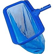 Photo 1 of EcoNour Pool Skimmer Net, Pool nets for Cleaning Leaves with deep rake net, Heavy Duty Swimming Pool Leaf Rake Cleaning Tool with Fine Mesh Frame Fits Standard Poles