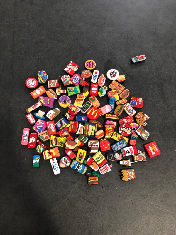 Photo 1 of Lot of Fast Food Shoes Charms Men Women Shoe Decoration Accessories For Boys Girls Adult Party Favor