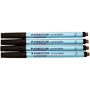 Photo 1 of Lumocolor Correctable Pen Fine Point Black Set of Four