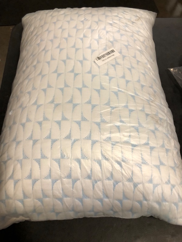 Photo 1 of Semi Used * Cooling Firm Pillow Side Sleeper pillow, Adjustable Shredded Memory Foam Pillows, Supportive Neck Support Pillow with Washable Cover, Standard Size, CertiPUR-US Certified, Great Gift Better Sleep