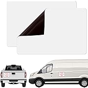 Photo 1 of Car Magnetic Sheet, Large Blank White Magnet Sign Roll for Vehicle Doors, 11.5" x 17.5", 30 Mil Thick - Ideal for Custom Personalization Décor, Temporary Ads, Instructional & Warning Signs (2)