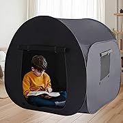 Photo 1 of Sensory Tent for Kids with Autism - CPC Certification Sensory Calm Corner Helps ADHD, SPD Children Relax, Reduce Anxiety - Portable Pop-up Blackout Hideout Play Tent Toys Add Windows