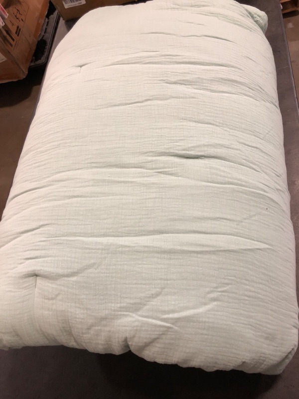 Photo 1 of Queen - *Blanket ONLY** Sage Green Queen Comforter Set - 3 Pieces Seersucker Lightweight Bedding Comforter Sets (1 Soft Fluffy Comforter & 2 Pillowcases) - All Seasons Cozy Rustic Bed Sets for Women Men