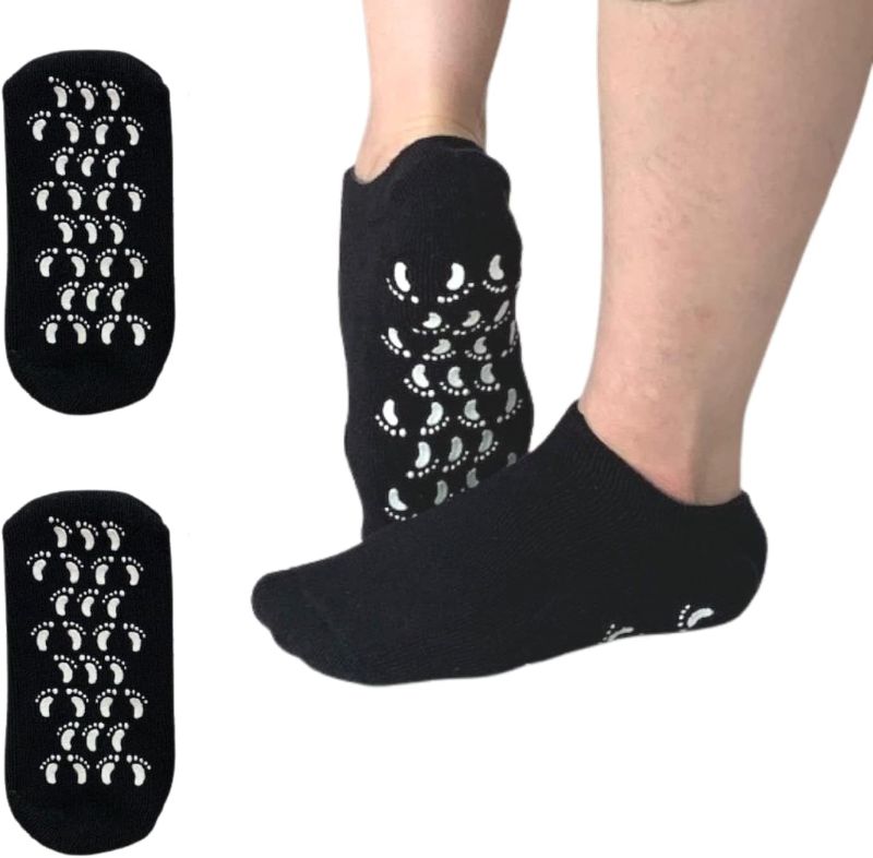 Photo 1 of Moisturizing Socks, Gel Socks, Silicone Socks, Foot Care for Dry Feet Treatment, Overnight Lotion Socks for Women and Men, Dry Cracked Feet and Heel, Rough Calluses, with Essential Oils