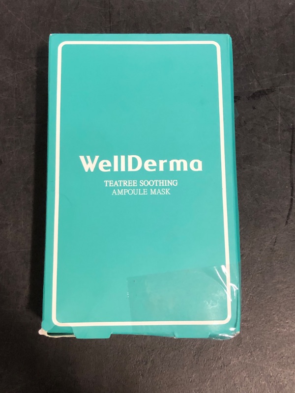 Photo 1 of WellDerma TeaTree Soothing Ampoule Mask Paper Box 10pcs 