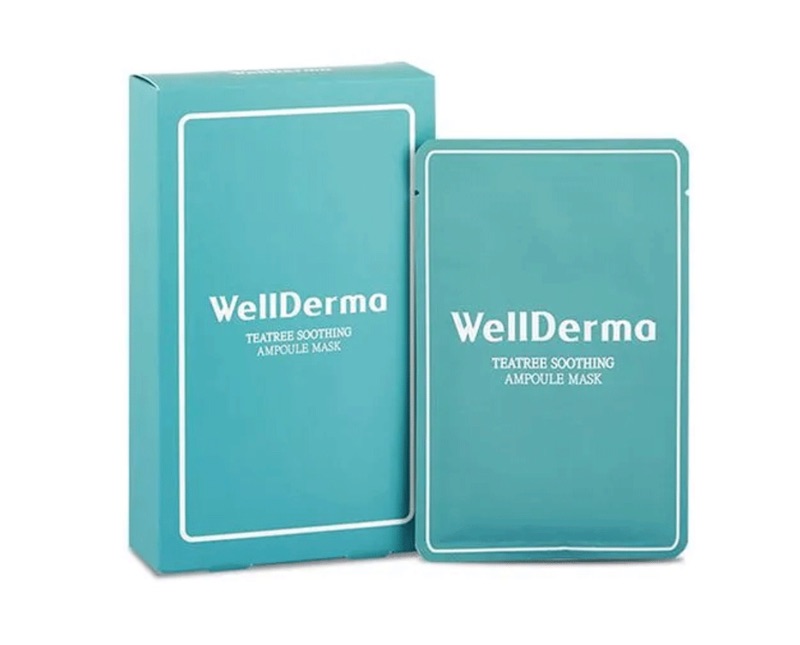 Photo 1 of WellDerma TeaTree Soothing Ampoule Mask Paper Box 10pcs 