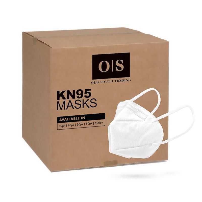 Photo 1 of KN95 Face Masks - KN95 Disposable Mask for Adults - White (10 Count (Pack of 1)
