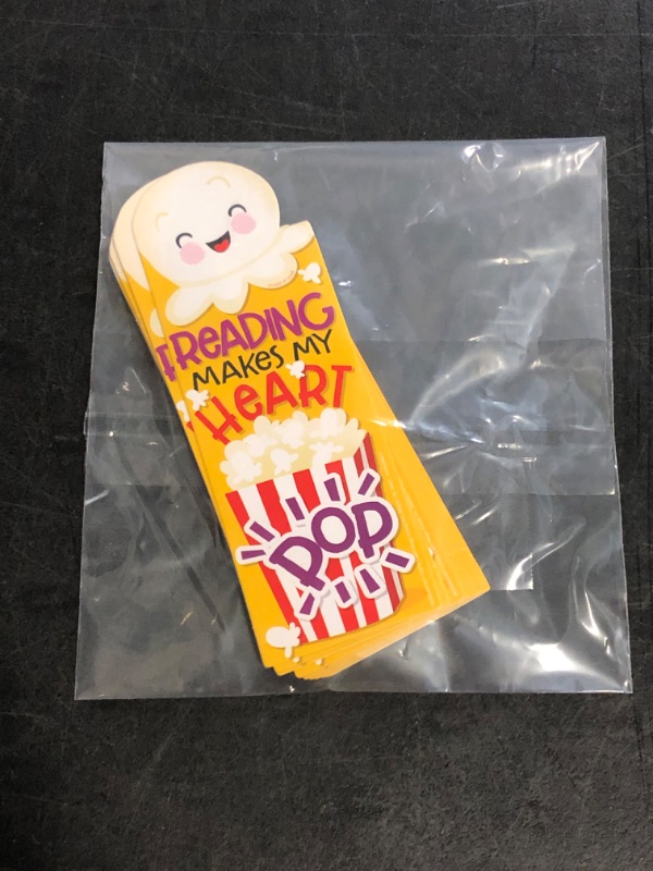 Photo 1 of Eureka Popcorn Scented Bookmarks, Pack of 24