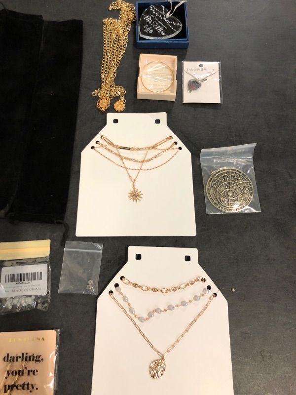 Photo 1 of Sold as Is ** Mixed Jewelry Bundle Earrings, Necklaces, Watches.