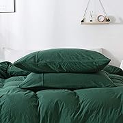 Photo 1 of Queen - Jersey Knit Pillowcase, All Season, Soft, Cozy, 100% Cotton, Queen Size, Dark Green