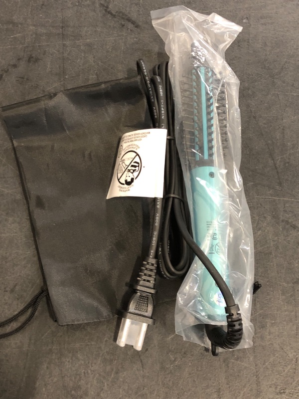 Photo 1 of FARERY Mini Thermal Brush 3 Temperature Adjustable, 3/4 Inch Travel Curling Iron for Short Hair, Heated Round Brush for Touch-ups and Small Curls, Lightweight Curling Wand for Thin Hair, Dual Voltage