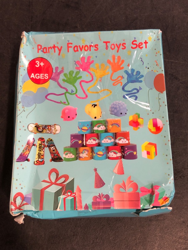 Photo 1 of Aowrebu 117 PCS Party Favors for Kids 4-8 8-12, Pop Fidget Toys, Treasure Box for Classroom, Pinata Filler, Goodie Bag Stuffers, Prize Box, Treasure Chest, Classroom Prizes