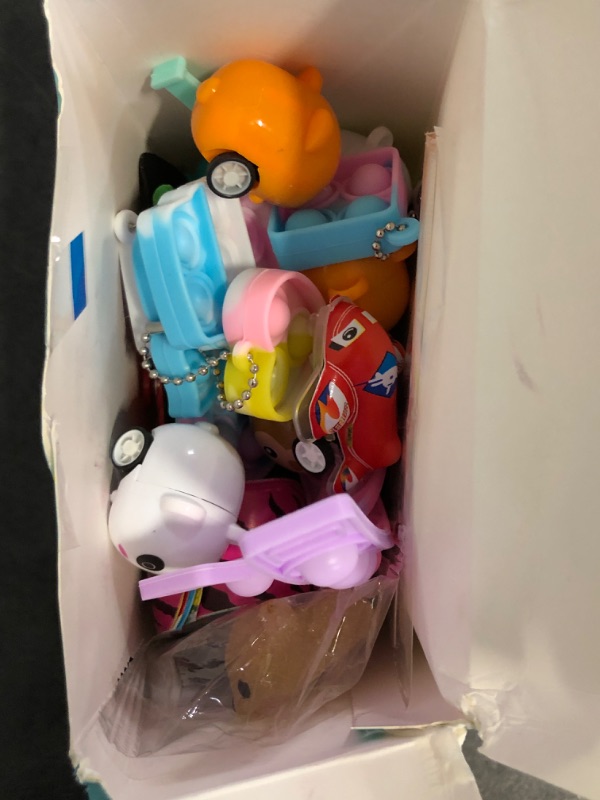 Photo 1 of Aowrebu 117 PCS Party Favors for Kids 4-8 8-12, Pop Fidget Toys, Treasure Box for Classroom, Pinata Filler, Goodie Bag Stuffers, Prize Box, Treasure Chest, Classroom Prizes