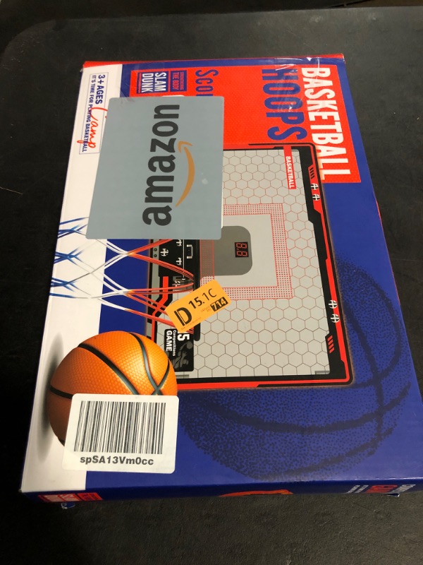 Photo 1 of HopeRock Indoor Basketball Hoop, Over The Door Mini Basketball Hoops for Kids, with LED Light and Scoreboard, Birthday Gifts for 5 6 7 8 9 10 11 12 Years Old Boys Girls, Sports Toys