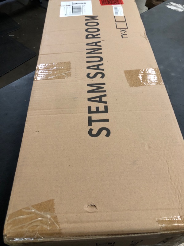 Photo 1 of X-Vcak Upgraded Sauna Box for Relaxation, Detoxification, Portable Steam Sauna for Home with Steamer, 9 Levels, 2.6’ x 2.6’ x 5.9’