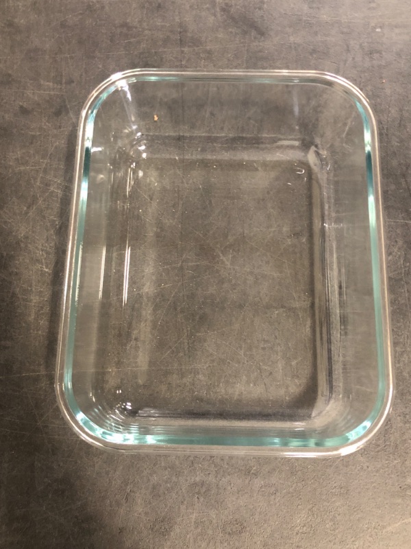 Photo 1 of SWEEJAR Glass Bakeware, Rectangular Baking Dish Lasagna Pans for Cooking, Kitchen, Cake Dinner, Banquet and Daily Use, 9.4 x 9.4 x 2.4 Inches of Baking Pans