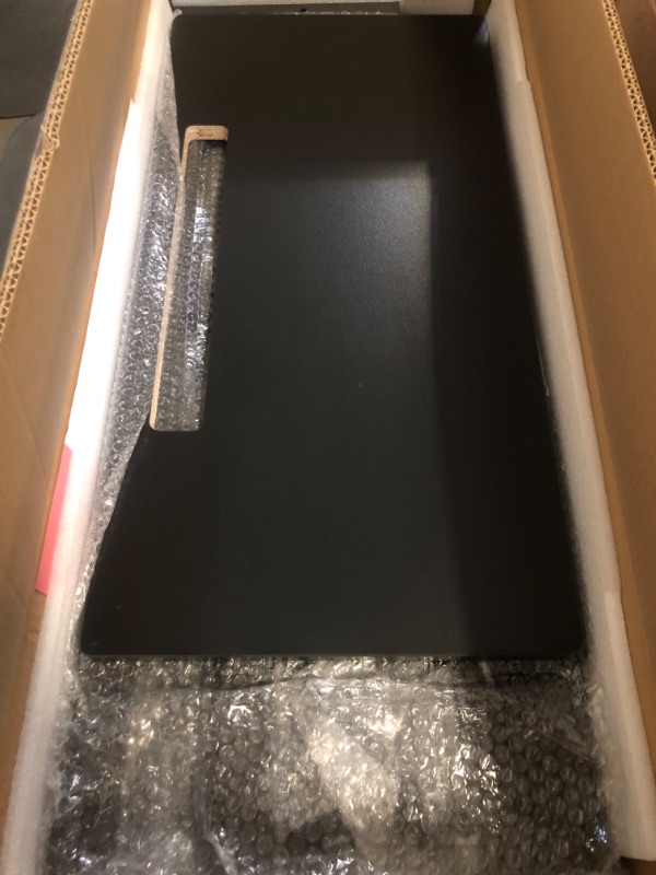 Photo 1 of Small Standing Desk with Wheels, Tall Mobile Stand Up Table, Portable Standing Desk for Walking Pad, Rolling Table Adjustable Height, Rolling Computer Table for Tall Person